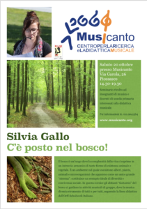 Seminario C'è posto nel bosco - Silvia Gallo